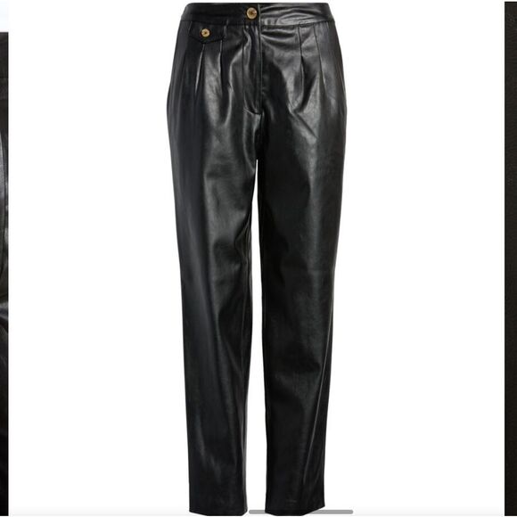 Blank NYC Faux Leather Pleated Trousers - Picture 5 of 15